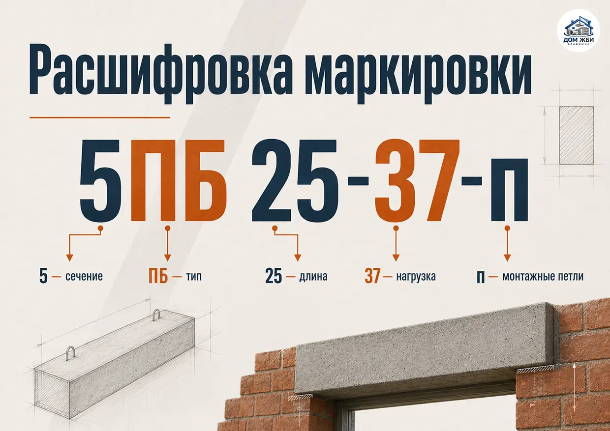 «сечение», «тип», «длина», «нагрузка», «монтажные петли»